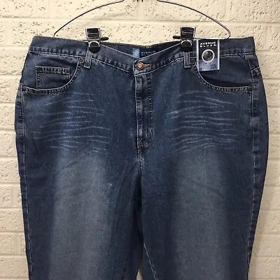 NWT‼ Women's AVENUE BLUES Denim Low Rise Boot Cut Jeans Sz 20 • FREE S/H‼ $40 • $13.95