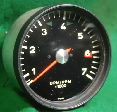 Porsche 912 1969 Silver Dot Vdo Tachometer 902 741 302 02 • $194