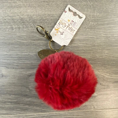 £23.13 • Buy Harry Potter Wizard Bioworld Gryffindor Furry Puff Plush Keychain New