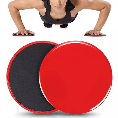 Smooth-Sliding Workout Sliders Fitness Discs Exercise Equipment For Home Travel • $11.83