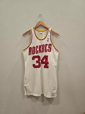 Macgregor Sand Knit (Medalist) - Rockets Hakeem Olajuwon Authentic Jersey 80s 42 • $440