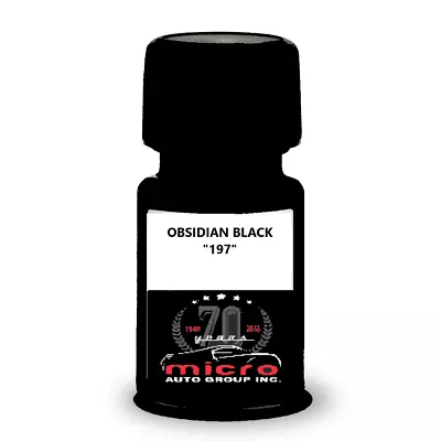 Touch Up Paint For Mercedes Benz Obsidian Black 197 With Brush 2 Oz SHIPS TODAY • $15.88