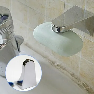 Stainless Steel Soap Holder Magnetic Soap Container Hanging Soap Dish • £7.09