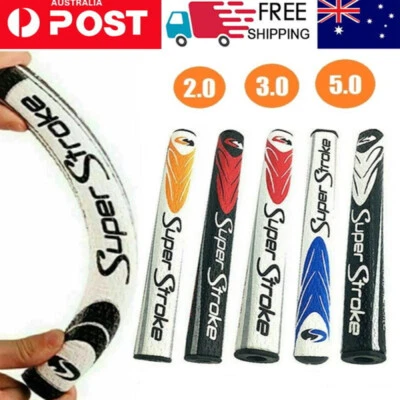$14.89 • Buy White+ Super Stroke Golf Putter Grip Ultra Slim Mid Slim Fat Outdoor 2.0 3.0 5.0