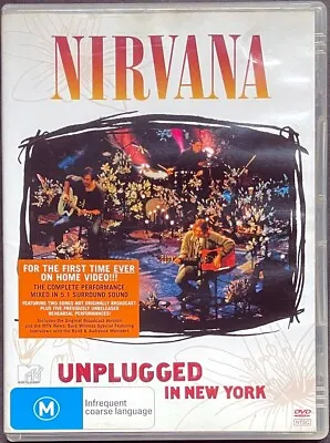 Nirvana - MTV Unplugged In New York DVD - Free Shipping • $25