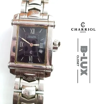$600 • Buy Philippe Charriol Columbus Ref.9011910 Quartz Stainless Steel Men's Watch