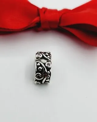 $23 • Buy Authentic Pandora Pink CZ Tendril Clip 790380PCZ Retired