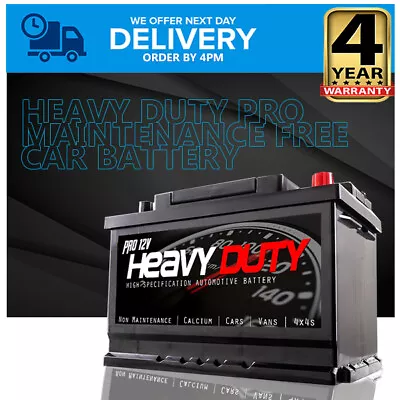 Pro Heavy Duty 075 Car Battery 4 Year Warranty • £64.95