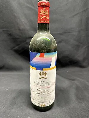 Chateau Mouton Rothschild 1984 Empty Wine Bottle Pauillac • $89.95