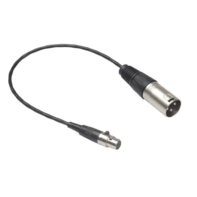 3-Pin Mini XLR Female To 3-Pin XLR Male Lavalier Microphone Cable Mic Cord B96 • $14.49