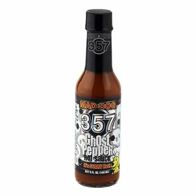 Mad Dog 357 Ghost Pepper Hot Sauce 1-5oz • $16.49