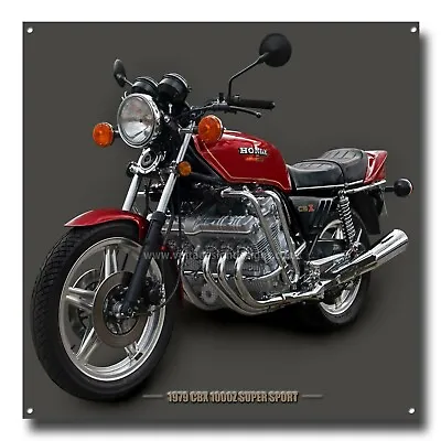 1979 Cbx 1000 Z Super Sport Motorcycle Art Metal Sign - 12  X 12  - Super Bikes • £16.95