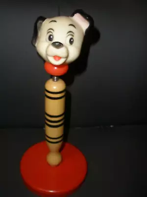 Vintage Wooden & Plastic Bobble Head Disney Dalmatian Dog 10.5  (N15) • $23.06