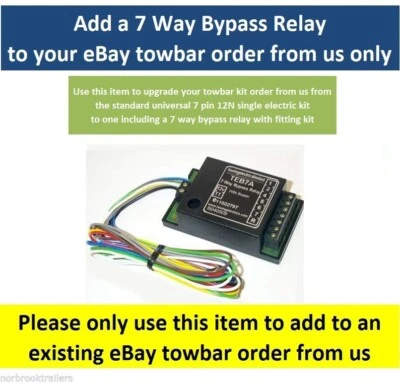 Bypass (interface) Relay 7 Way Universal Upgrade Kit TEB7AS Smart Relay • £22