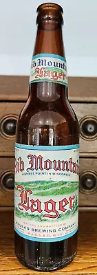 VTG RIB MOUNTAIN LAGER BEER 12oz. LONG NECK BOTTLE WAUSAU WISCONSIN • $14.99