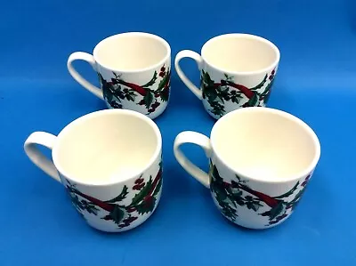 Set 4 Martha Stewart Holiday Garden Dishwasher/Microwave Safe Coffee Cups Mug • $48