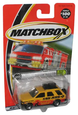 Matchbox Isuzu Rodeo Roadside Rescue (2000) Yellow Die-Cast Toy Car #100 - (Dent • $8.98