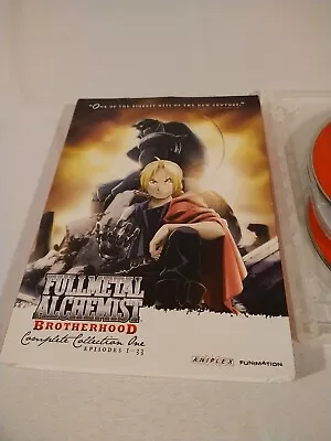 Fullmetal Alchemist: Brotherhood - Collection One (DVD 2012 6-Disc Set) • $19.99