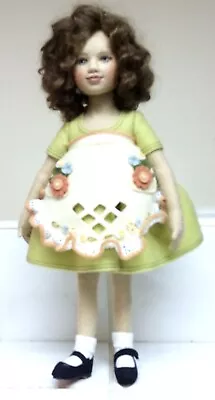 Praline Felt Over Porcelain Doll By Maggie Iacono LE 2012 New Orleans UFDC • $289