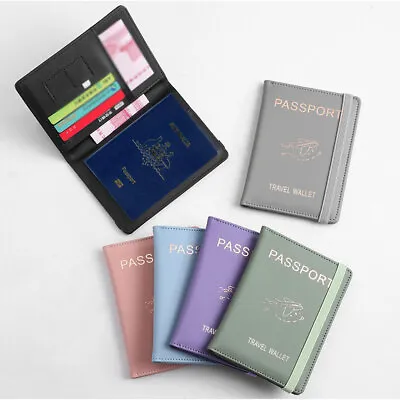 $8.99 • Buy RFID Passport Cover Holder Wallet Case Organiser Travel Accessories Sleeve