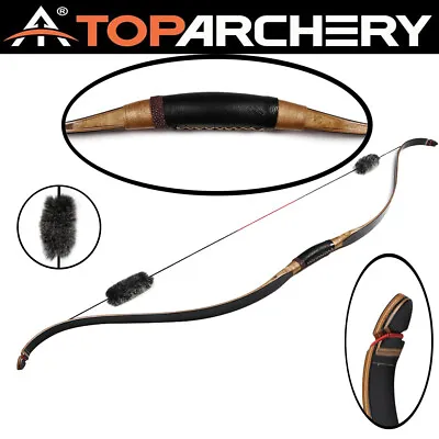 Archery 55'' Traditional Recurve Bow Mongolian Bow Laminated Hunting 20-50lbs • $156.03