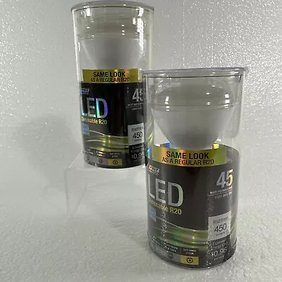 NEW 2 Pack Feit Electric LED Dimmable R 20 Reflector 45 W Replacement Light Bulb • $12