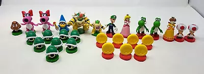 Mario Chess Luigi Peach Daisy Bowser Toad Birdo Shells Coins Lot Of 28 Pieces • $24.99