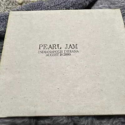 Pearl Jam Indianapolis Indiana August 18 2000 Live 2 CDs 36 • $40