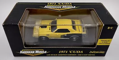 Ertl Collectibles 1:43 American Muscle Limited Edition 1971 Plymouth HEMI 'Cuda • $5