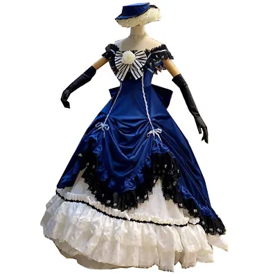 Black Butler Ciel Phantomhive Coplay Loita Victoria Dress Costume Halloween # • $91.98