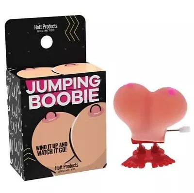 Jumping Boobie - Wind Up Walking Boobs - Funny Hen Party Novelty Adult Gag Gift • $11.99