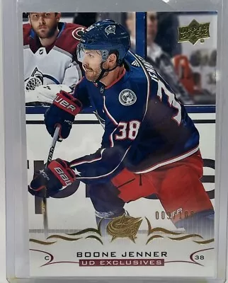 2018-19 Upper Deck UD Exclusives 9 /100 Boone Jenner #308 🔥🔥🔥 • $5