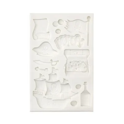 Soap Molds Silicone Craft Mold Pirate Treasure Box Theme Cake Decoration Tools • £8.48