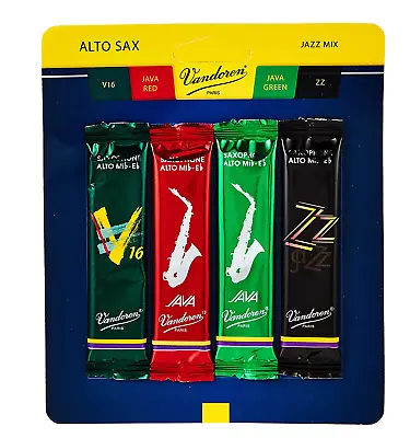 Vandoren Alto Sax Jazz Reed Mix Card • $24.95