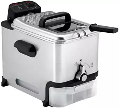 Deep Fryer Stainless Steel Easy To Clean Deep Fryer Oil Filtration 2.6-Pound • $185.24