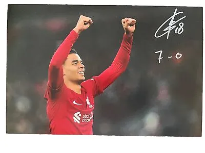 Cody Gakpo Signed Picture Size A3. Liverpool V Man Utd The Famous 7-0 Win • £55