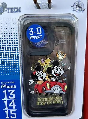 DISNEY PARKS Mickey & Minnie Nothing Can Stop Us Now! IPHONE 13/14/15 Case New • $49.95