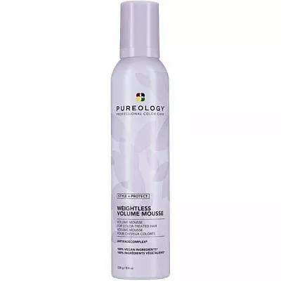 Pureology Style + Protect Weightless Volume Mousse 8.4 Oz - New 2023 Bottles • $23.96