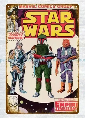 Pub Studio Home Kitchen Plaques 1980 STAR WARS COMICS Metal Tin Sign • $18.99