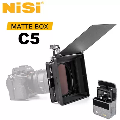 NiSi C5 Matte Box Filter Kit True Color VND 1-5 Stops 67mm 72mm 77mm 82mm Adapte • $159