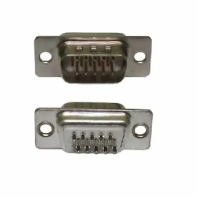  HD15 D Sub Male Solder Type Connector  (15 Pin) • £2.55