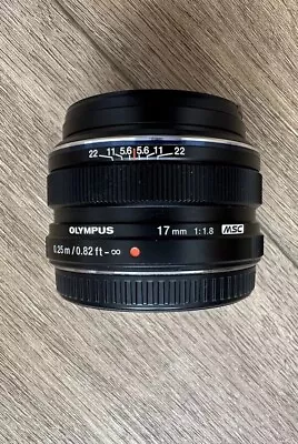 Olympus M.Zuiko DIGITAL 17mm F/1.8 Lens - Black • £200