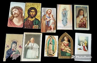 $12 • Buy Vtg Lot Of 10 Catholic Religious Prayer Holy Cards Obituary Devotional Ephemera