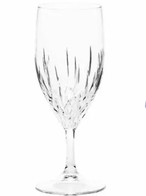 New WEDGEWOOD VERA WANG Princess Cut Crystal Iced Beverage Stemware • $35