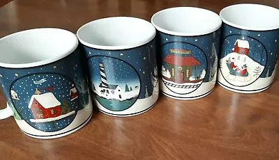 Warren Kimble  Home For The Holidays  For Sakura/Oneida Coffee Cups (4) • $21