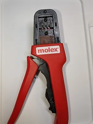 Molex 638190100A Premium Grade Hand Crimp Tool - Red • $200