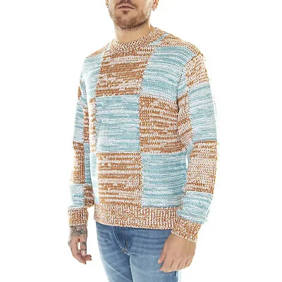 OBEY Dominic Sweater Catechu Wood Multi • £115.37