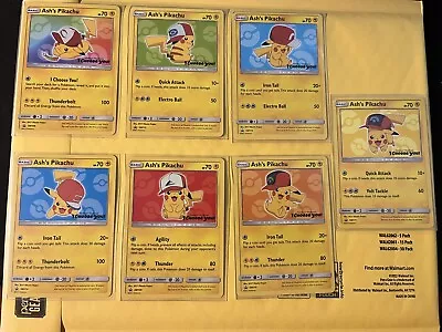 Pokemon Ash's Pikachu Complete Set I Choose You Movie Promos SM108-114 • $150