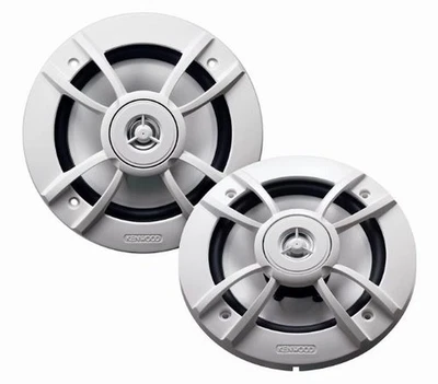 $44 • Buy Kenwood KFC-1633MRW 6-1/2  2 Way Marine Boat Stereo Speakers 6.5 