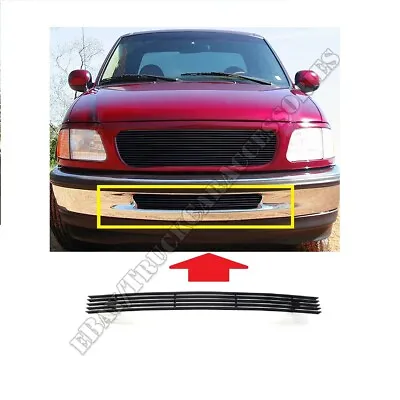 FOR 1997 1998 Ford F150 F-150 2WD Billet Grille Grill Black Insert LOWER Bumper • $28.89